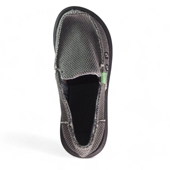 Sanuk Vagabond Slip-on Casual Shoes "Black" SBF1061Y Youth 4 - Picture 9 of 11